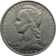 5 Francs obverse image