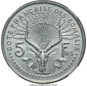 5 Francs Piedfort Essai reverse image