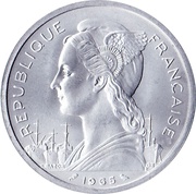 5 Francs obverse image