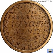 1 Dollar - Elizabeth II 4th Portrait - Convict Token - When This you See, Remember Me, Australia, 2016 reverse image