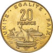 20 Francs reverse image
