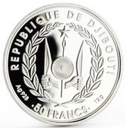50 Francs Tour de France Cycling White Jersey obverse image
