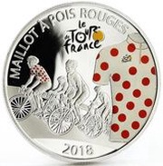 50 Francs Tour de France Cycling White Jersey reverse image
