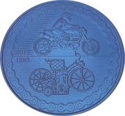 50 Francs Motorcycle reverse image