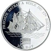 100 Francs "Bateau" reverse image