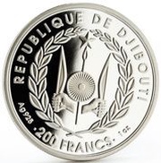 200 Francs Tour de France Cycling Track Map obverse image