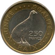 250 Francs reverse image