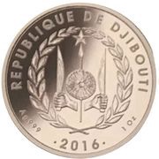 250 Francs Antelope obverse image