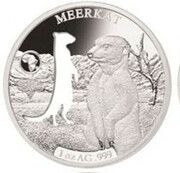 250 Francs Meerkat, Djibouti, 2018 reverse image