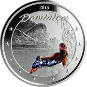 2 Dollars - Elizabeth II Nature Isle; Colourised reverse image
