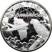 2 Dollars - Elizabeth II Sisserou Parrot reverse image