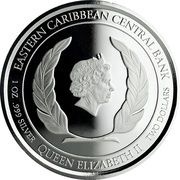 2 Dollars - Elizabeth II Hummingbird; Colourised obverse image