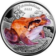2 Dollars - Elizabeth II Mountain Chicken; Colourised reverse image