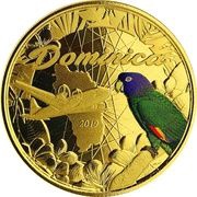 10 Dollars - Elizabeth II Sisserou Parrot; Colourised reverse image