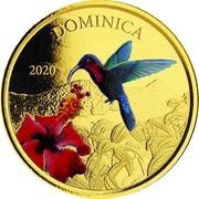 10 Dollars - Elizabeth II Hummingbird; Colourised reverse image
