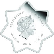 1 Dollar - Elizabeth II 4th Portrait - Christmas 2016 obverse image