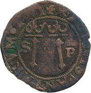 4 Maravedis - Santo Domingo Juana y Carlos reverse image