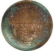1 Centavo Essai reverse image