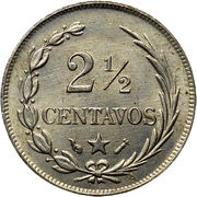 2½ Centavos reverse image