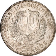½ Peso obverse image
