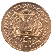 1 Centavo Restoration of the Republic obverse image