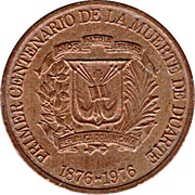 1 Centavo Juan Pablo Duarte obverse image