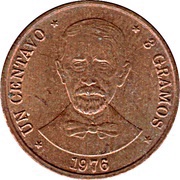 1 Centavo Juan Pablo Duarte reverse image