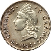 5 Centavos reverse image