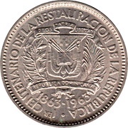 5 Centavos Restoration of the Republic obverse image