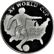 500 Afghanis XV World Cup USA 1994 reverse image