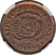 5 Centavos Sanchez and Mella; Pattern obverse image