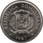 5 Centavos Sanchez and Mella obverse image