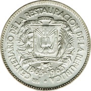 10 Centavos Restoration of the Republic obverse image