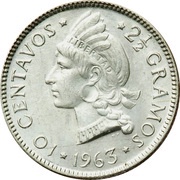 10 Centavos Restoration of the Republic reverse image