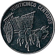 25 Centavos, Dominican Republic, 1989-1991 reverse image