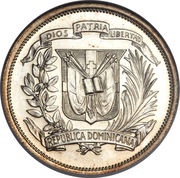 ½ Peso obverse image