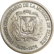 ½ Peso Juan Pablo Duarte obverse image