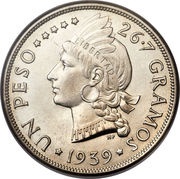 1 Peso reverse image