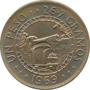 1 Peso Republic reverse image