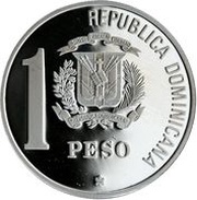 1 Peso Santa Maria, Pinta and Niña; Silver Proof Piedfort obverse image