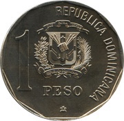 1 Peso Columbus' Excellent Sample obverse image