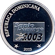 1 Peso Pan American Games 2003 obverse image