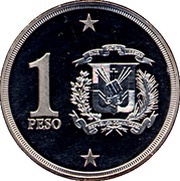 1 Peso Pan American Games 2003, Dominican Republic, 2003 reverse image