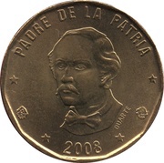1 Peso magnetic reverse image