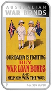 1 Dollar - Elizabeth II 4th Portrait - Posters of WW1 - War Bonds, Australia, 2016 reverse image