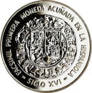 10 Pesos International Bankers' Congress, Dominican Republic, 1975 reverse image