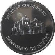 10 Pesos Higuey Sanctuary, Dominican Republic, 2000 reverse image