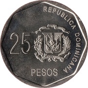 25 Pesos obverse image