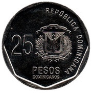 25 Pesos Dominicanos obverse image