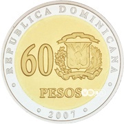 60 Pesos 60th anniversary of the Central Bank obverse image